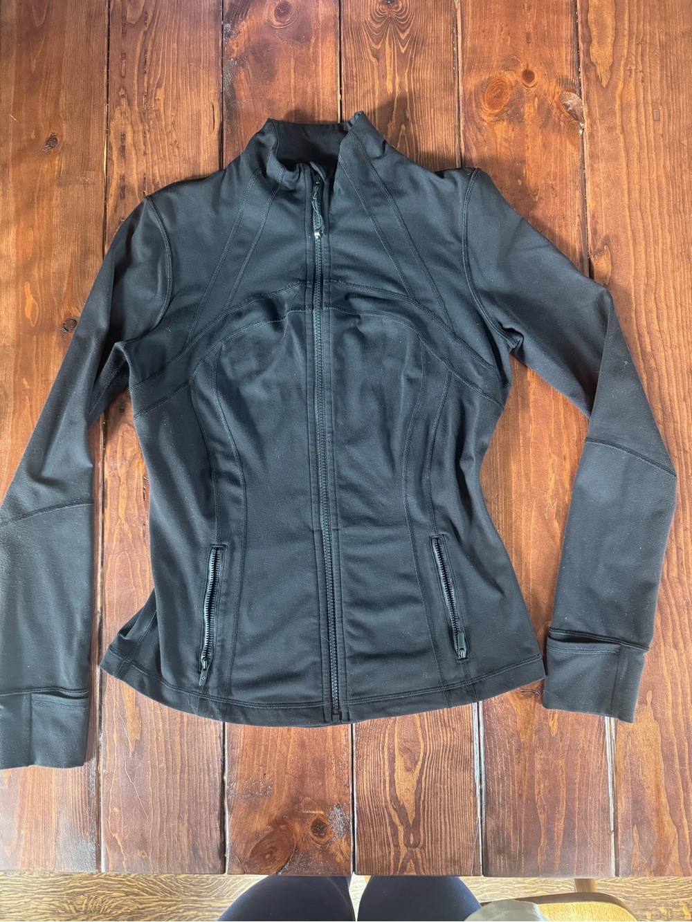 Lululemon Define Jacket Black Size 10 Full Zip Luon Thumbholes